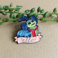 Labyrinth Enamel Pin Badge - Ello Worm