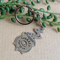 Witch Cauldron Keyring