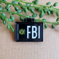 Simpsons X Files Enamel Pin badge