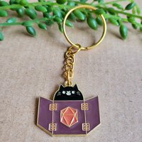 Cat Dungeon Master Keyring