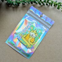 Flat Eric Stickers - Holographic Vinyl Sticker Pack of 10