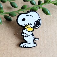 Peanuts Snoopy and Woodstock Enamel Pin Badge