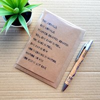 Orange is the New Black Birthday Card