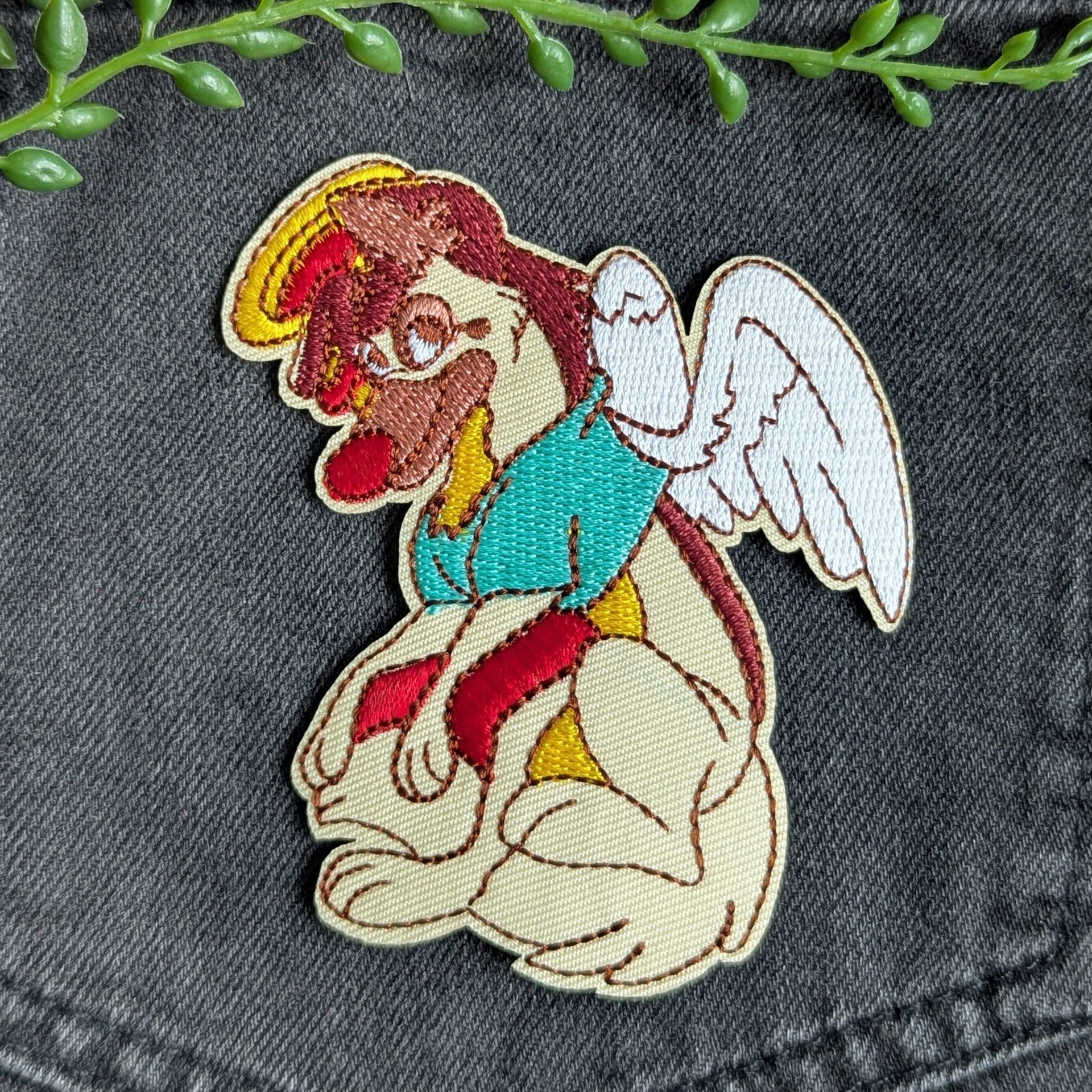 All Dogs go to Heaven Iron-on Patch