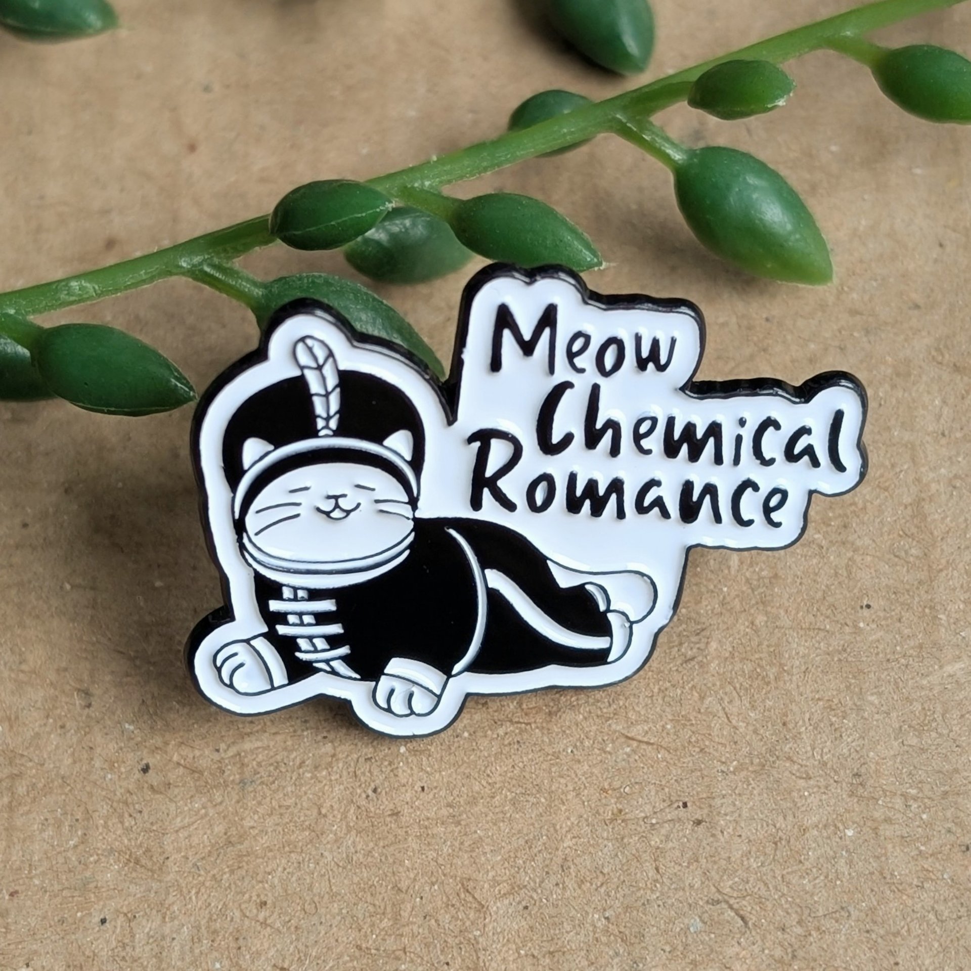 Cat Parody My Chemical Romance Enamel Pin badge