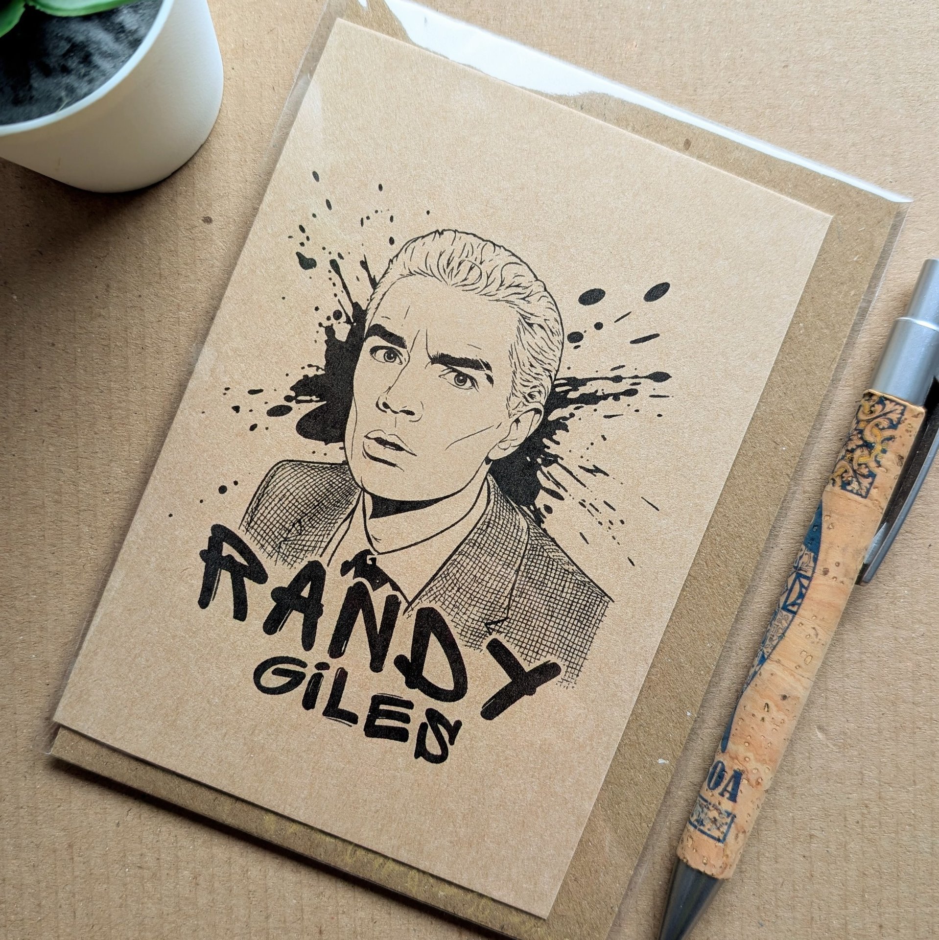 Buffy Birthday Card - Randy Giles Spike