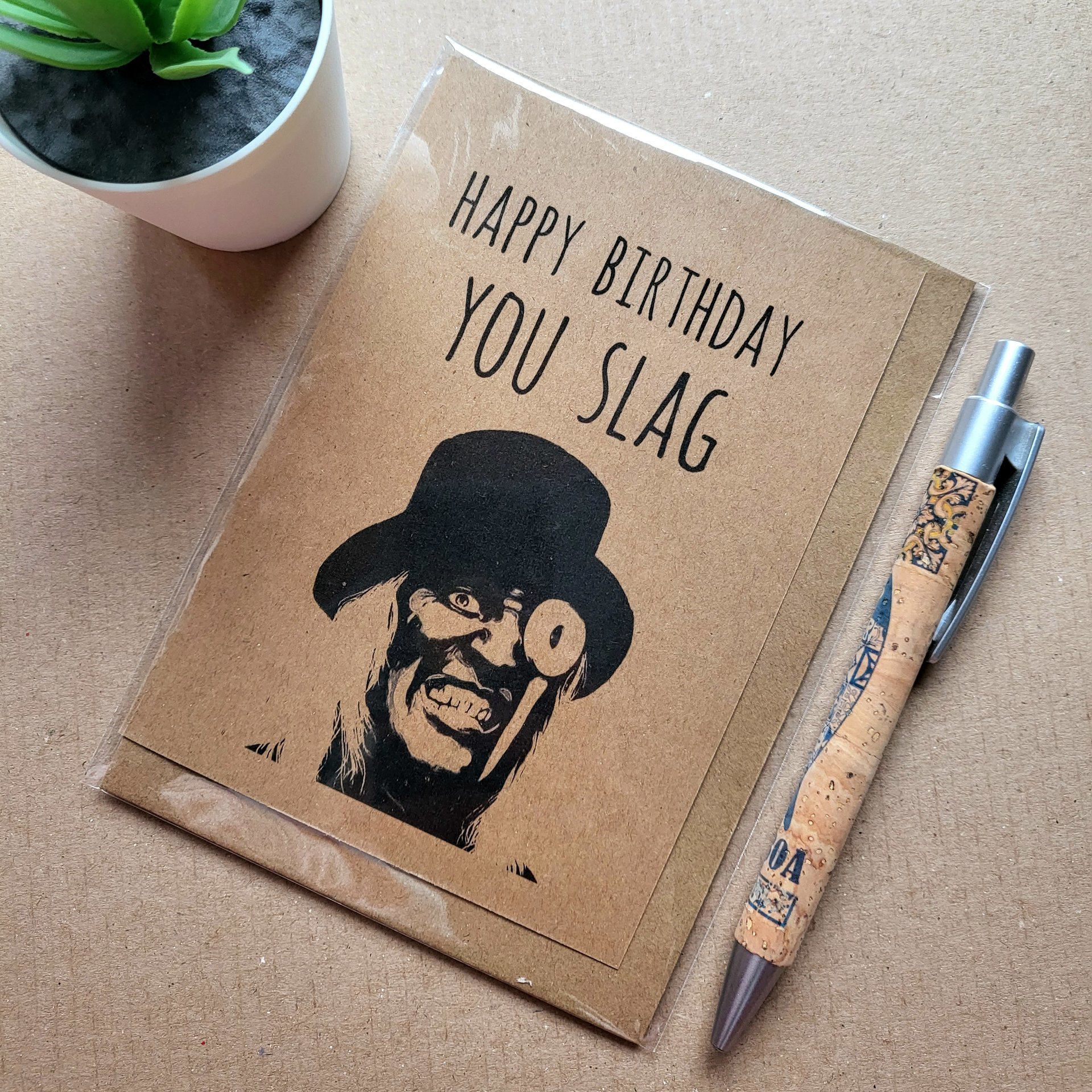 Funny Rude Mighty Boosh Birthday Card - Hitcher