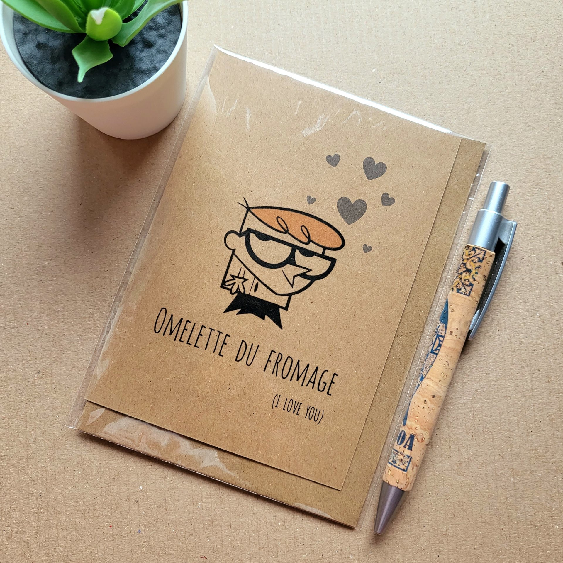 Funny Dexter's Laboratory Valentines card