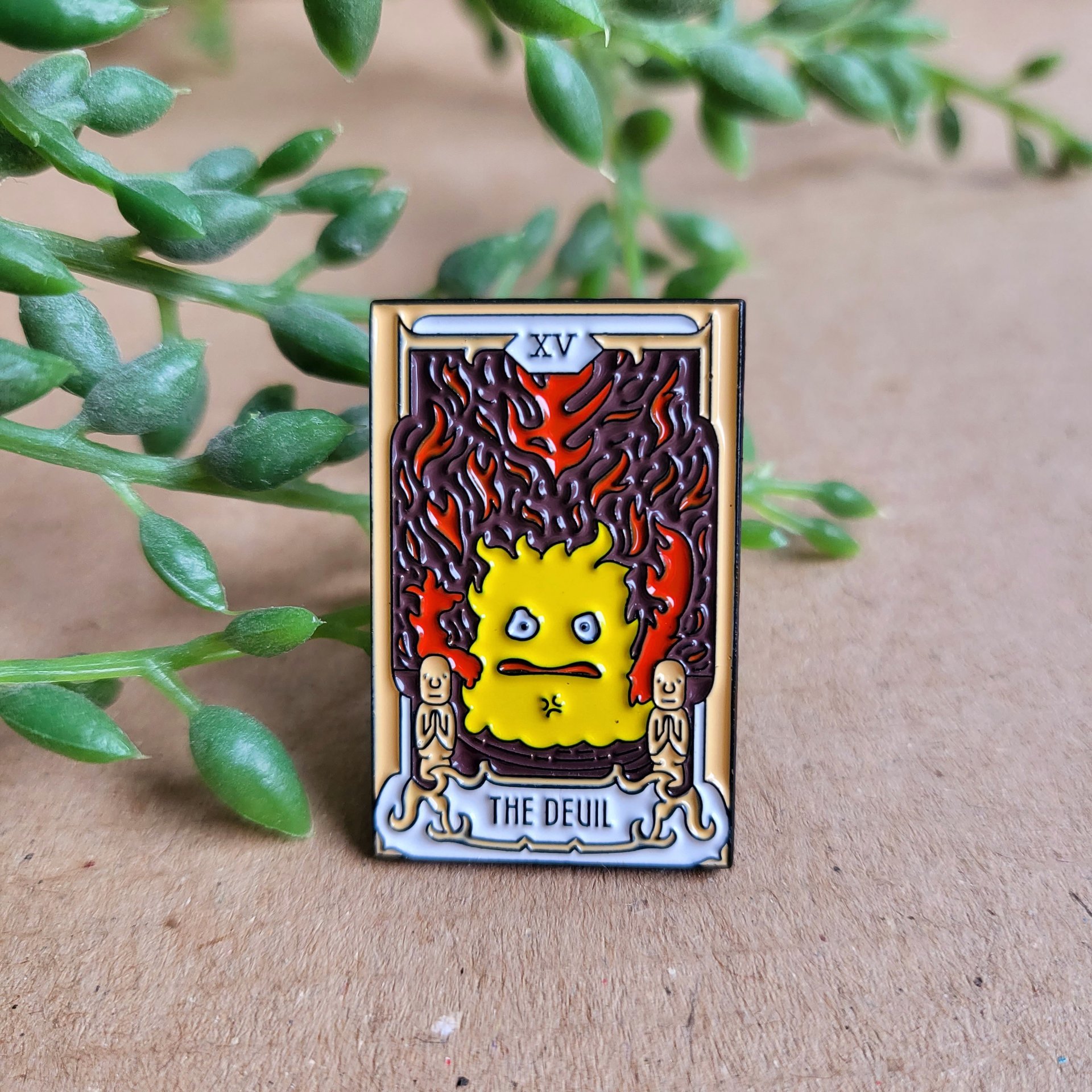Howl's moving castle Calcifer Pin badge