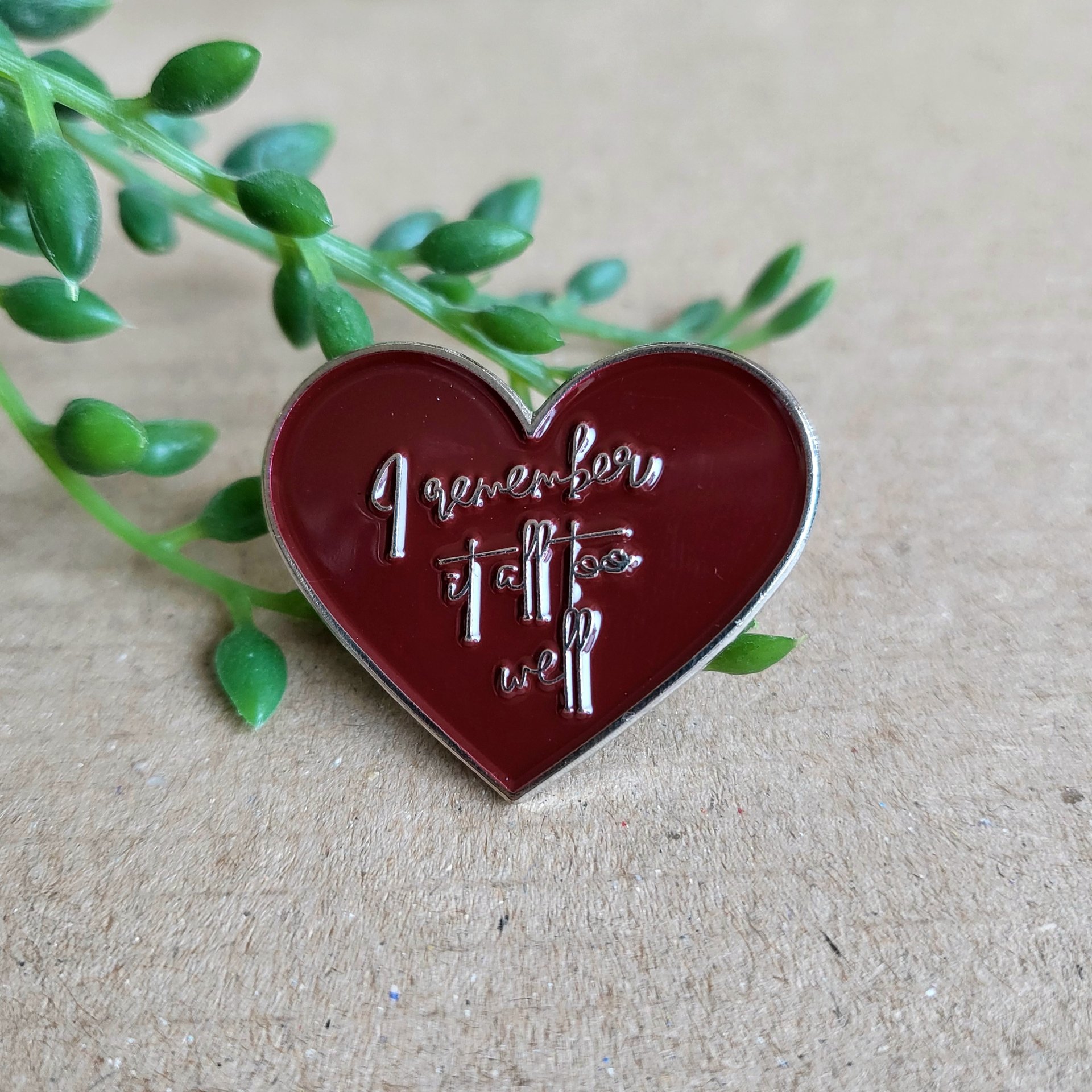 Taylor Swift Red Enamel Pin badge 