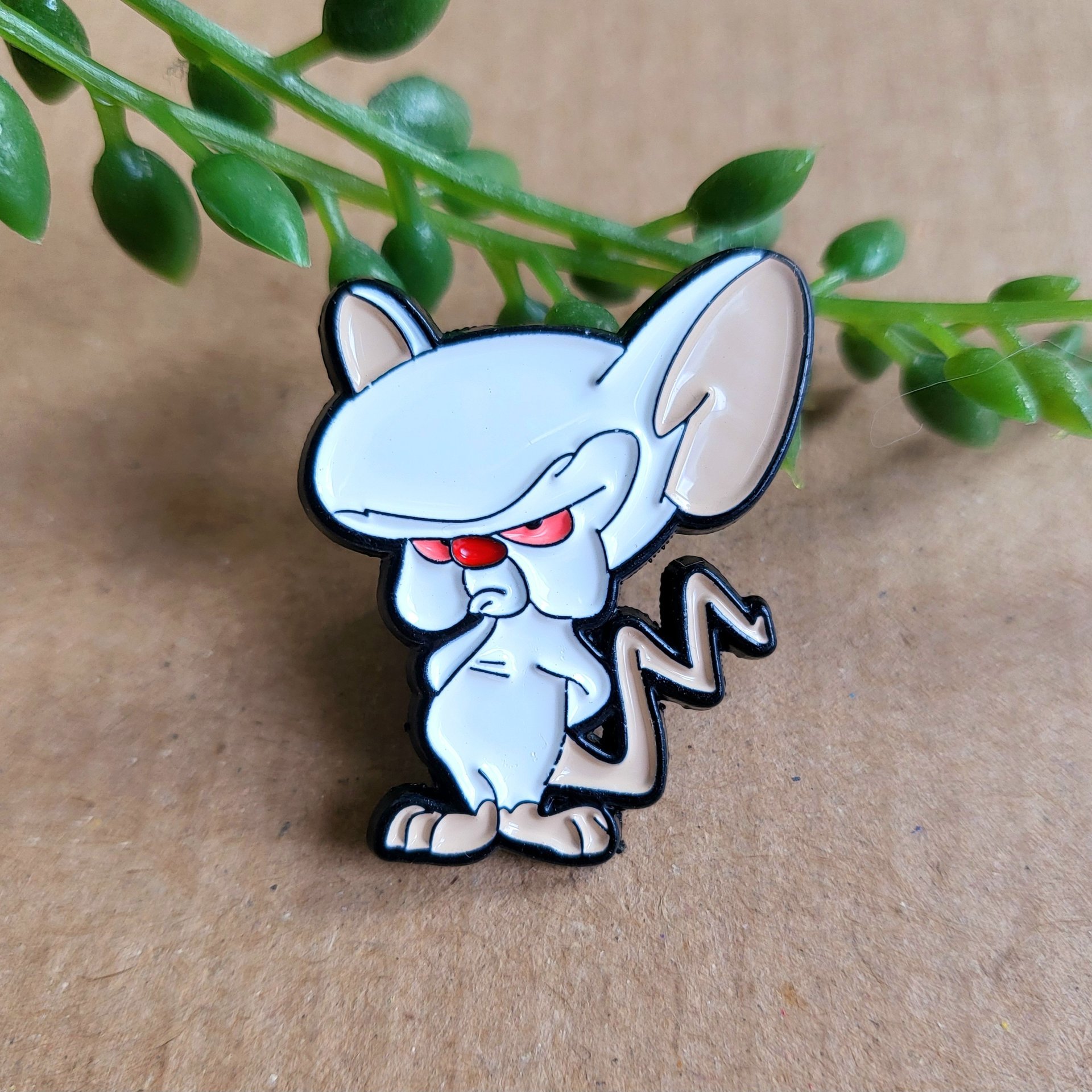 Pinky and the Brain Enamel Pin badge