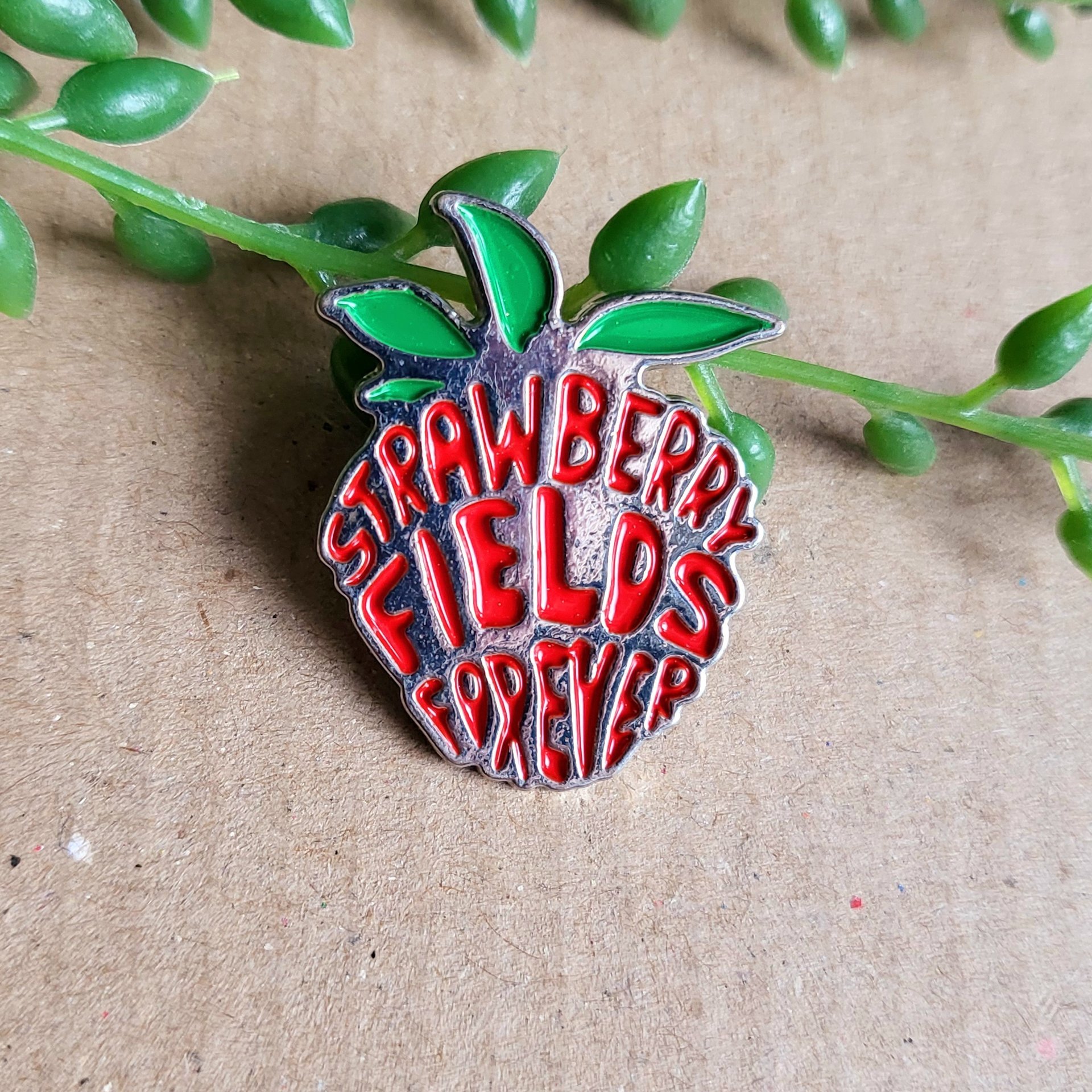 The Beatles Strawberry Fields Forever Pin badge
