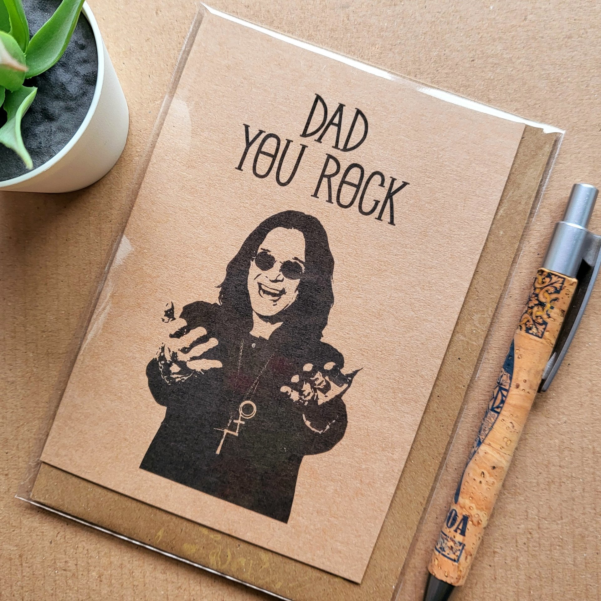Ozzy Osbourne Fathers Day card