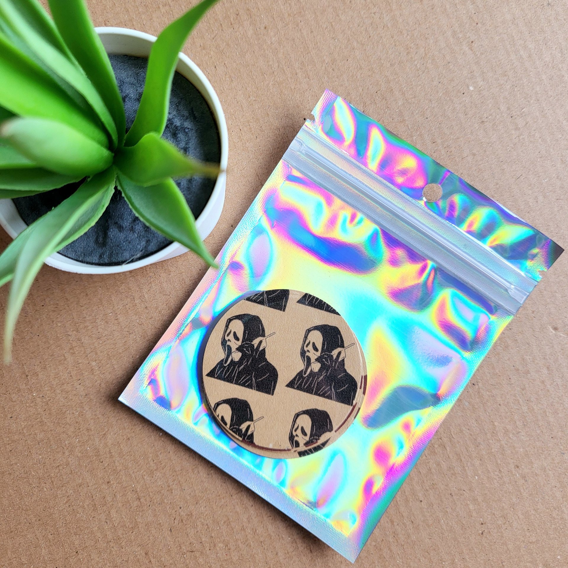 Scream Ghostface Gift Wrap Stickers
