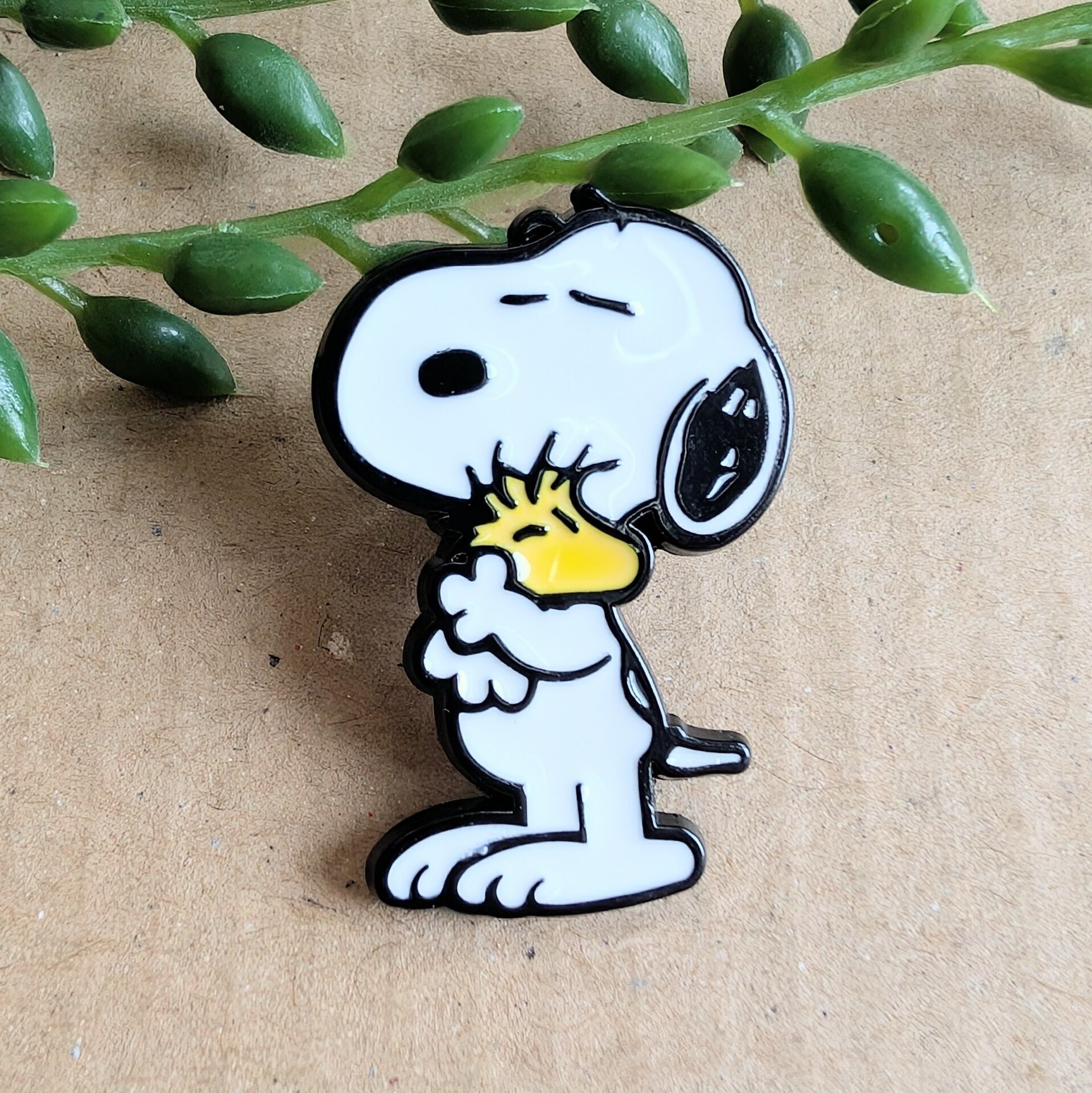 Peanuts Snoopy and Woodstock Enamel Pin Badge