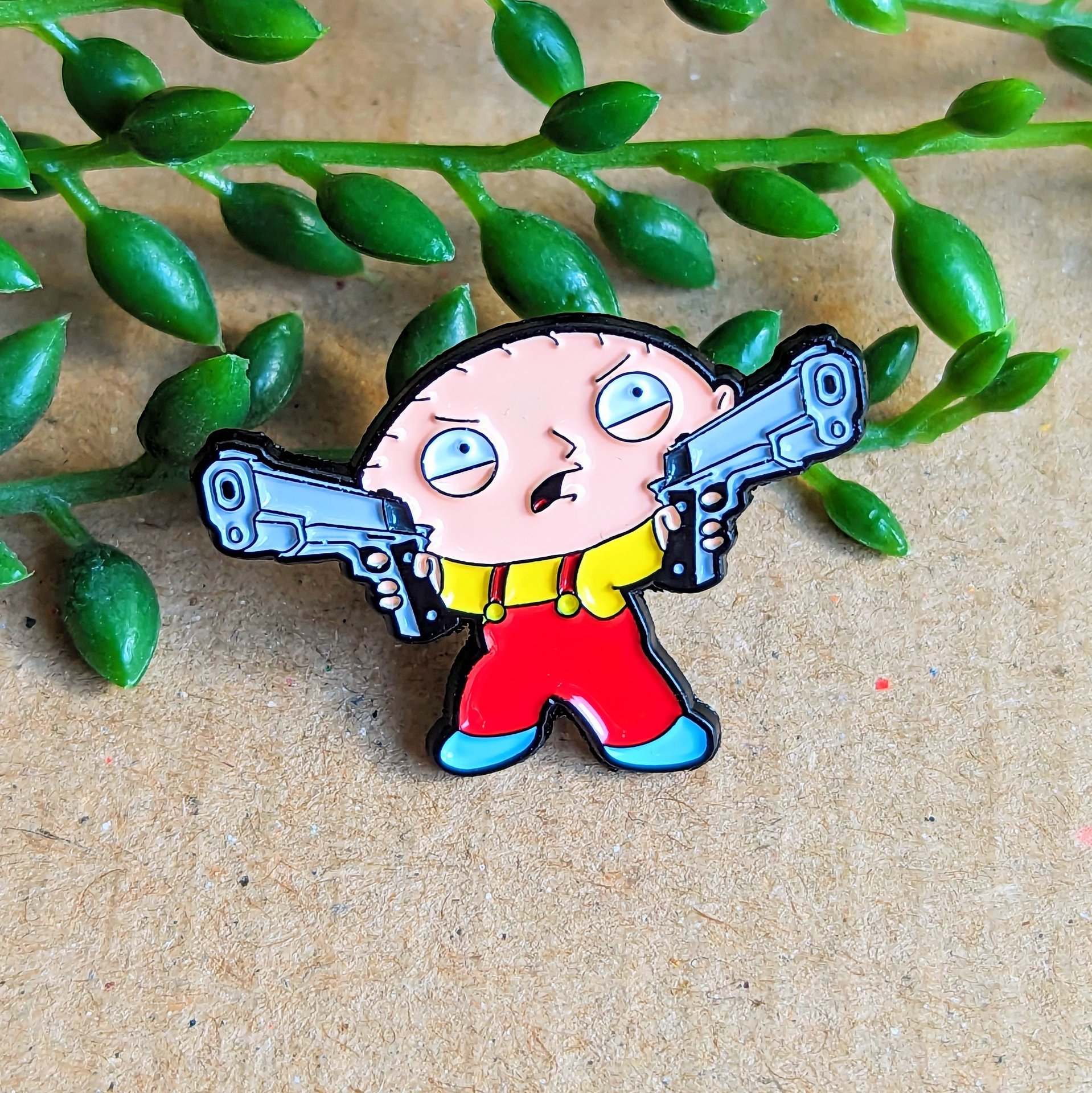 Family Guy Stewie Enamel Pin Badge