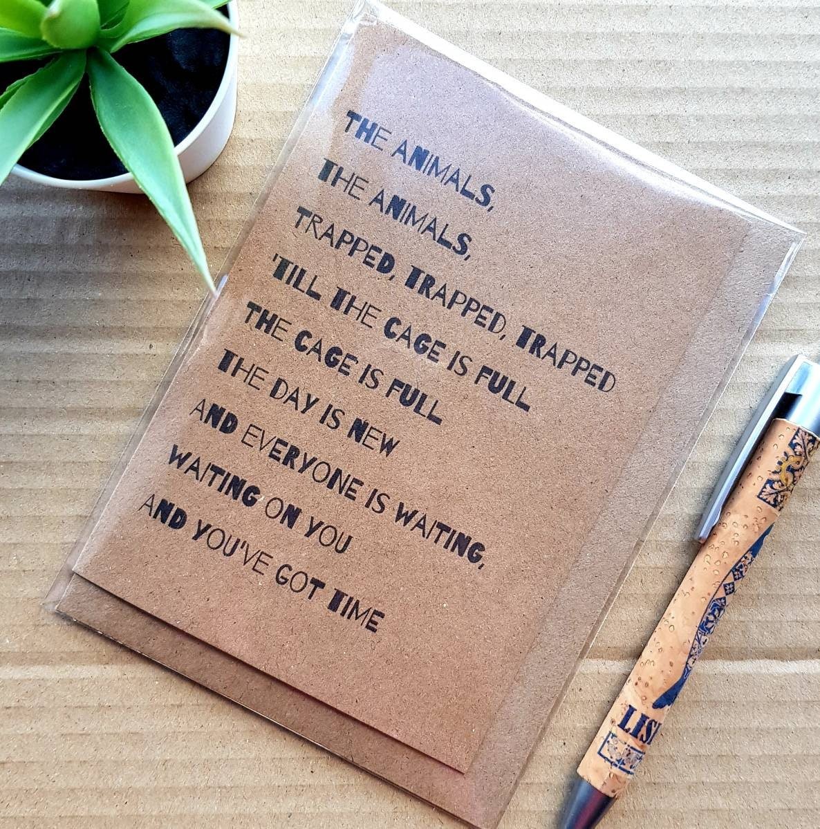 Orange is the New Black Birthday Card
