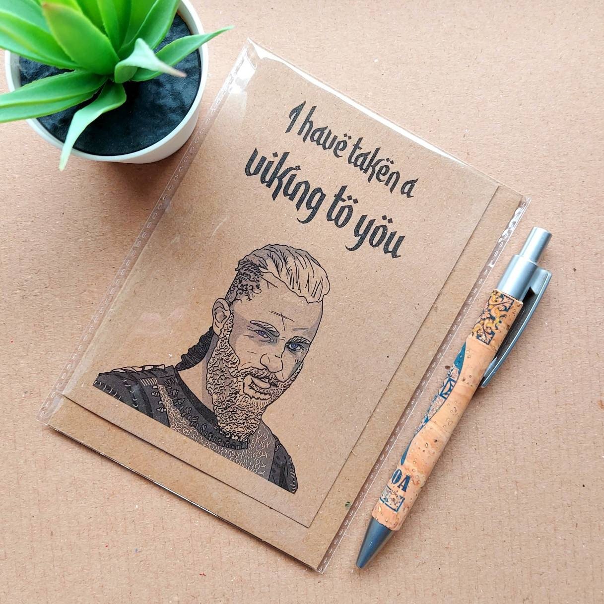 Funny Vikings Valentines Card - Ragnar