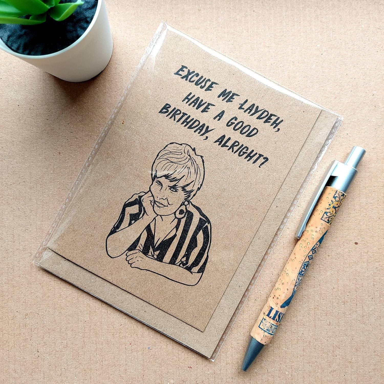 Funny Charity Shop Sue Birthday Card - Charity shop Sue Quote