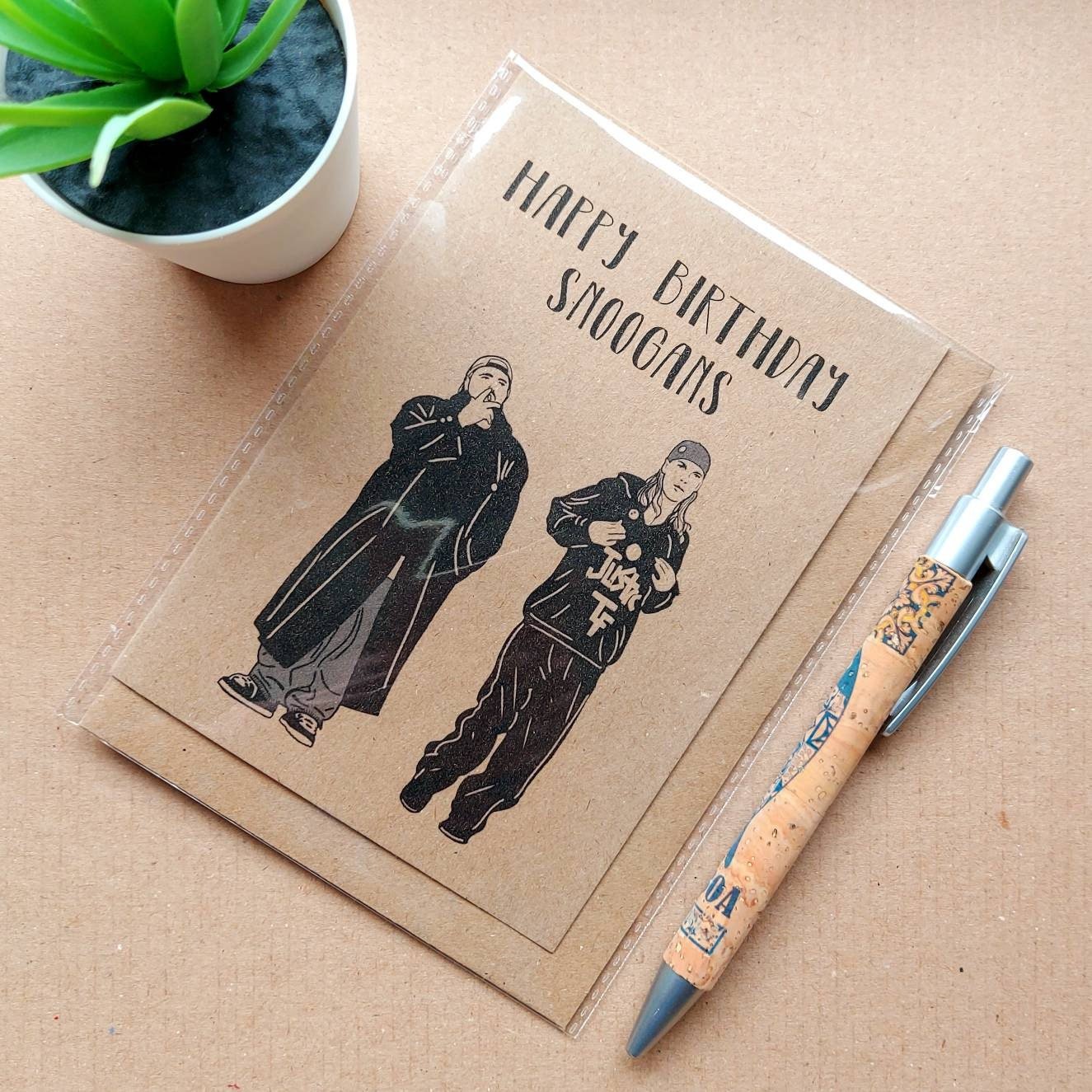 Funny Jay and Silent Bob Card - Snoogans Birthday card