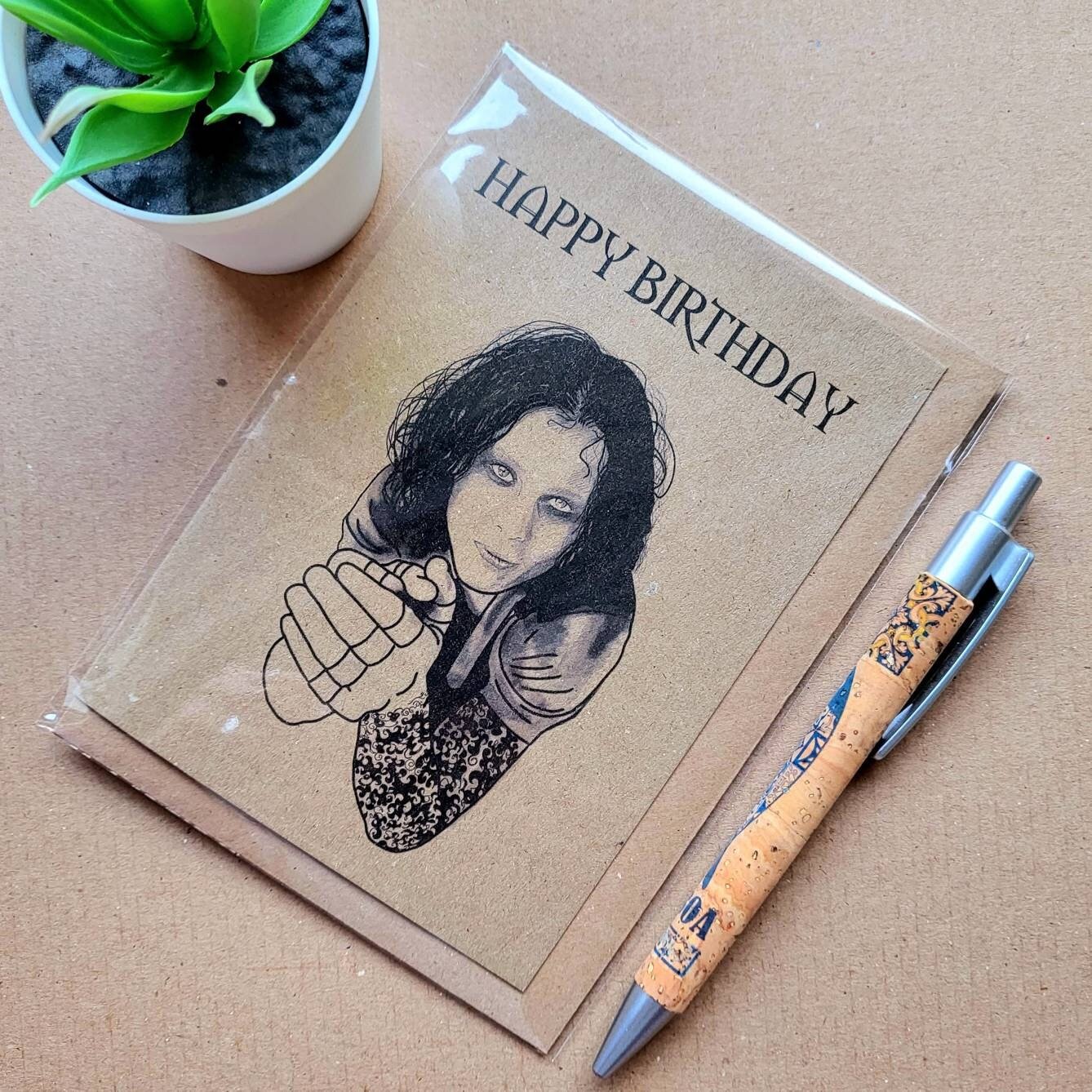 Ville Valo HIM band Birthday Card