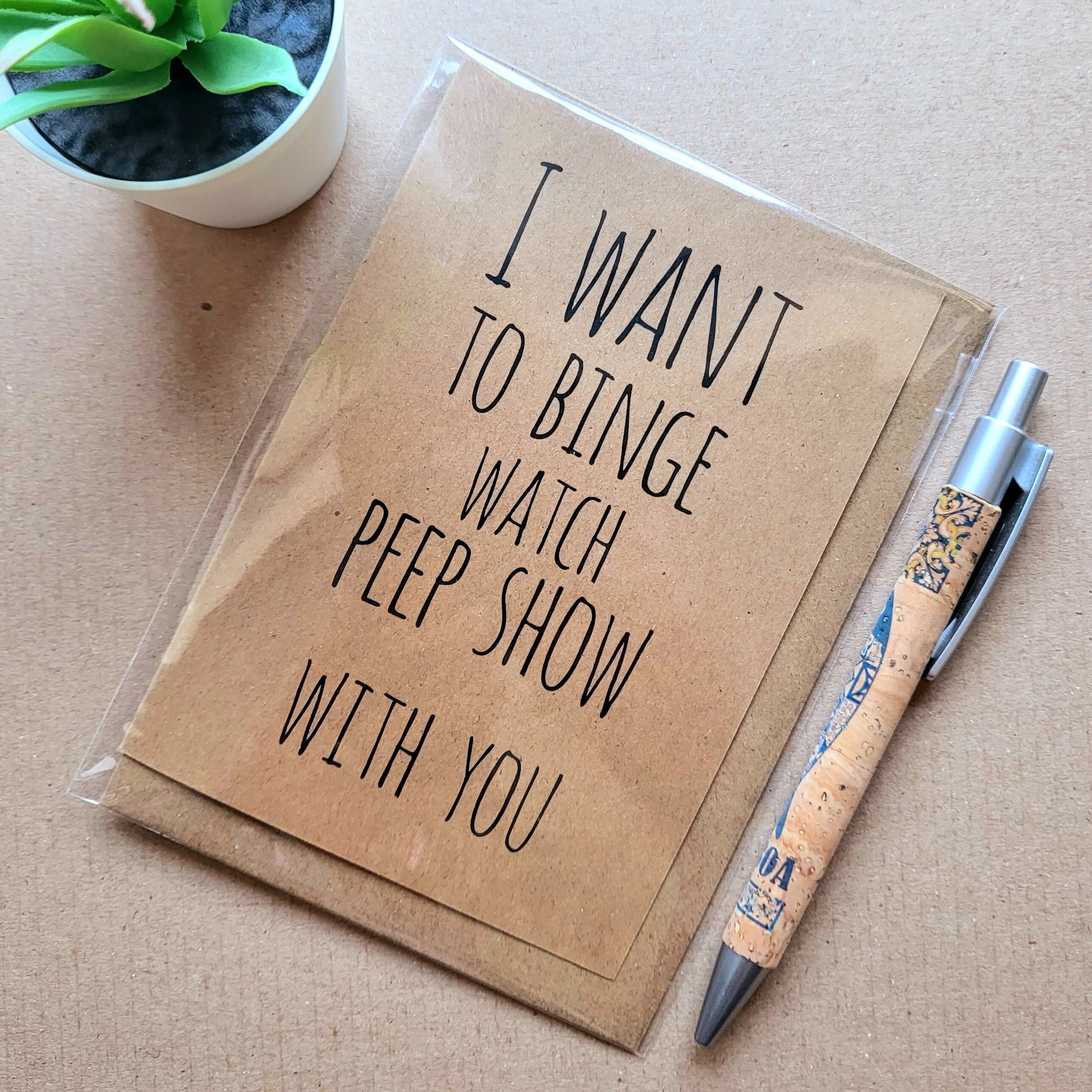 Peep Show Valentines Card
