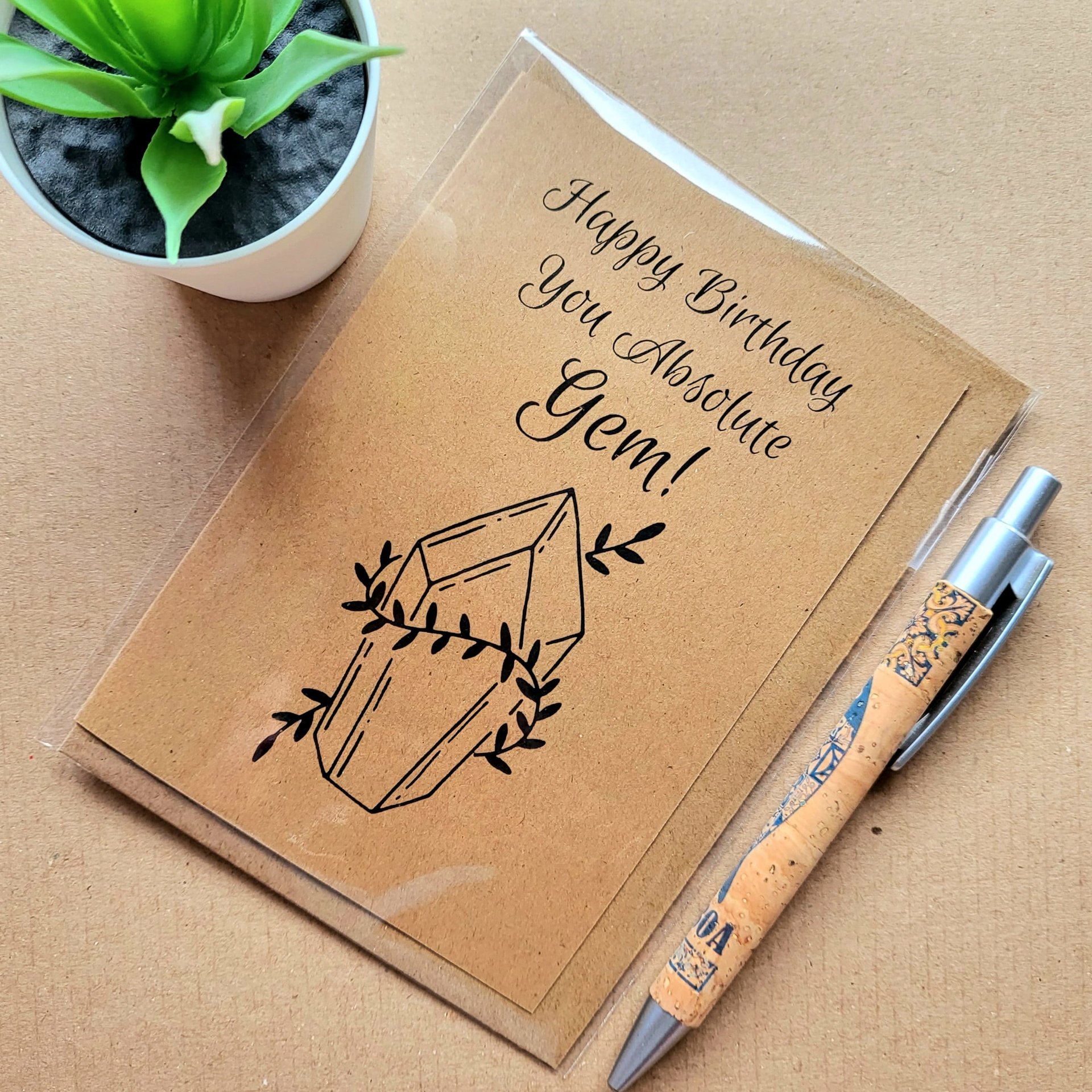 Funny Crystal Birthday Card