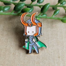 Loki Enamel Pin Badge