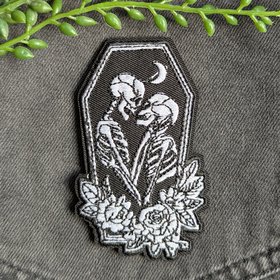 Skeleton Lovers Iron-on Patch