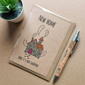 Funny New Home Card - Hope it's not haunted