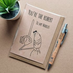 Marcus the Worm Birthday Card 