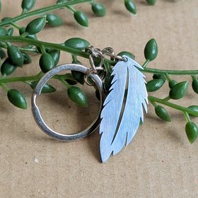 Lucky Feather Keyring