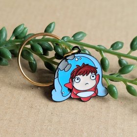 Ponyo Keyring