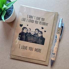 My Chemical Romance Valentines card