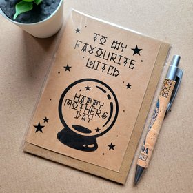 Witch Mothers day Card