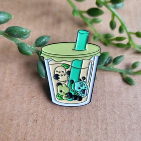 Pokemon Boba Tea Enamel Pin badge