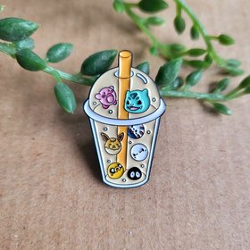Studio Ghibli Boba Tea Enamel Pin badge