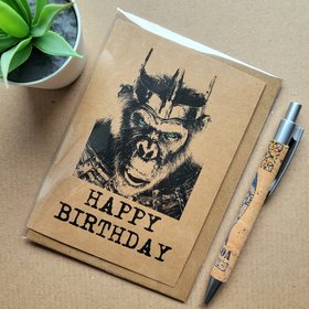 Planet of the Apes Birthday Card 