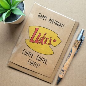 Gilmore Girls Birthday Card - Lukes