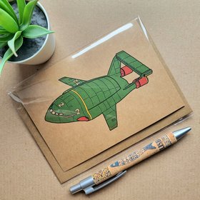 Thunderbirds T2 greeting Card 