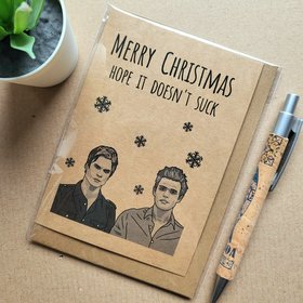 Vampire Diaries Christmas Card