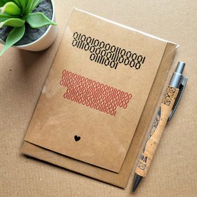 Binary Code Valentines Card 