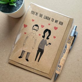 Funny Bobs Burgers Valentines Card