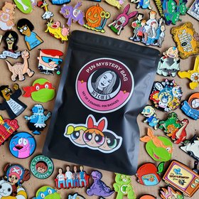 Animation Pin Badge Mystery Bag - 3 Pack metal enamel pin badge blind bag gift