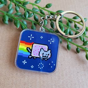 Nyan Cat Keyring