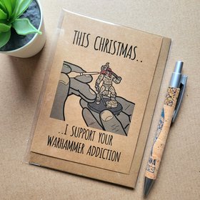 Funny Warhammer Christmas Card