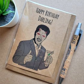 Angel TV show birthday card. 