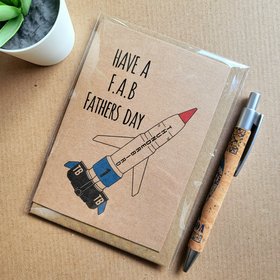Thunderbirds fathers day card