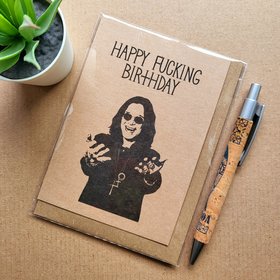 Funny Ozzy Osbourne Birthday Card