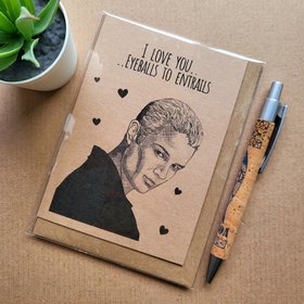 Buffy valentines card, spike i love you eyeballs to entrails, 